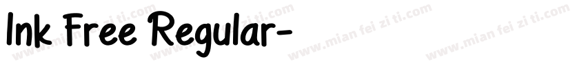 Ink Free Regular字体转换